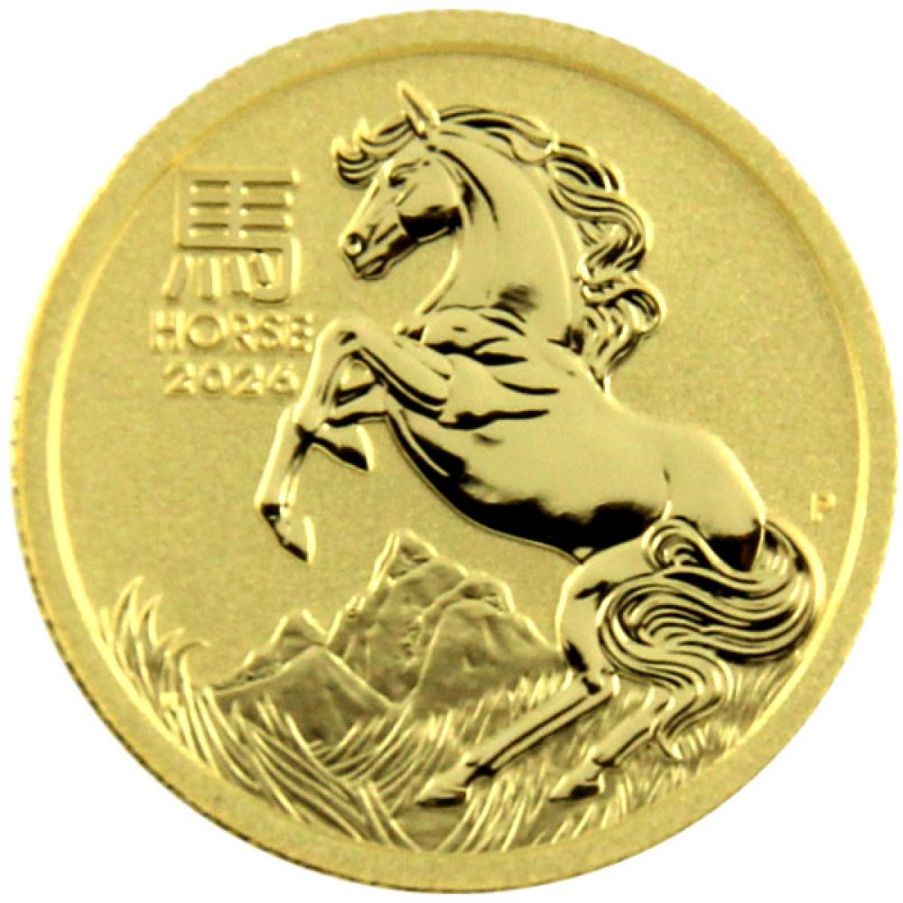 1/2 Oz Gold - Australien - Lunar III. - Pferd 2026